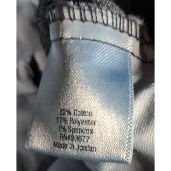 St Johns Bay Secretly Slender Denim Capri Jeans Mid Stretch Women 10P Slimming - Picture 9 of 9